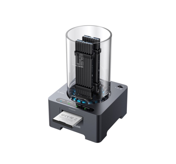 GRAUGEAR G-M2DK-CR-10G storage drive docking station USB 3.2 Gen 2 (3.1 Gen 1) Type-C Grey