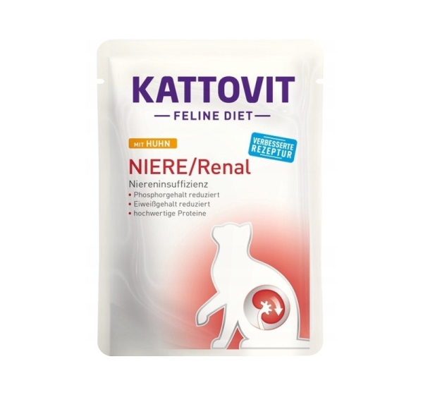 KATTOVIT Feline Diet Niere/Renal Chicken - wet cat food - 85g