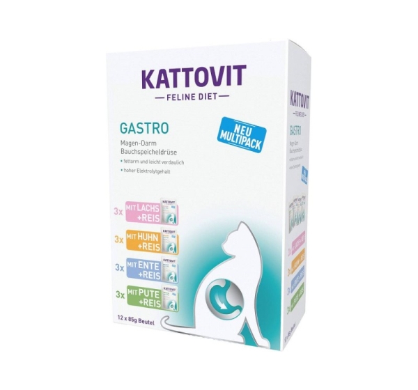 KATTOVIT Feline Diet Gastro - wet cat food - 12 x 85g