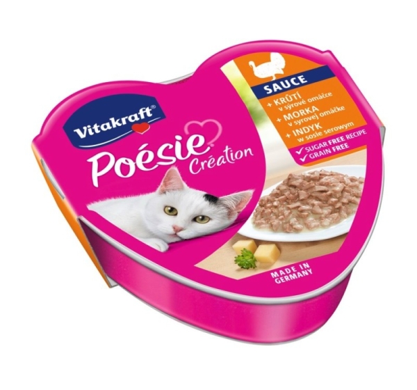 VITAKRAFT POESIE CREATION SOS turkey/cheese - wet cat food - 85 g