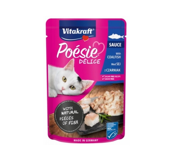 VITAKRAFT Poesie Delice blackfish - wet cat food - 85 g