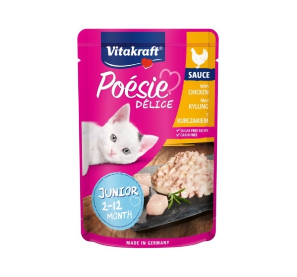 VITAKRAFT POESIE DELICE JUNIOR chicken - wet cat food - 85 g