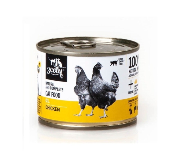 3COTY 01 Chicken - wet cat food - 180g