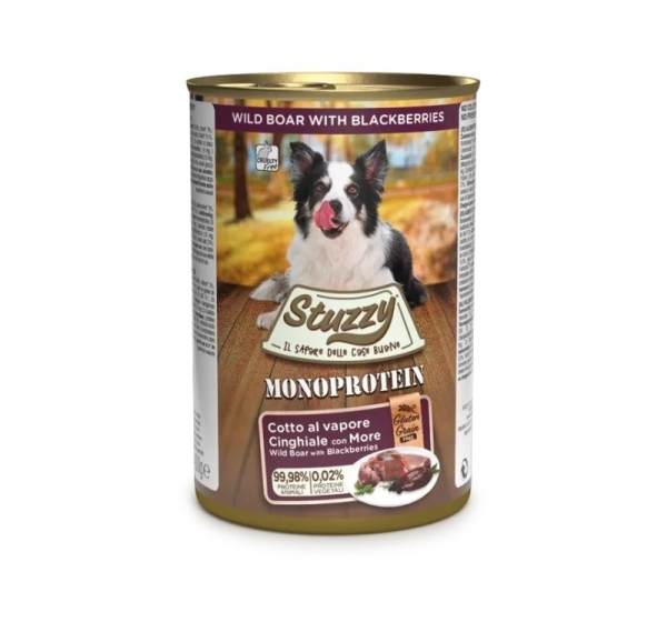 STUZZY Monoprotein Wild Boar - wet dog food - 400 g