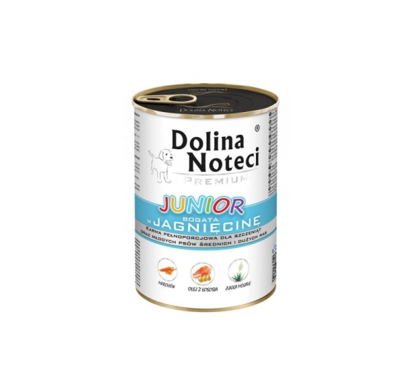 DOLINA NOTECI Premium Junior Rich in lamb - wet dog food - 400g