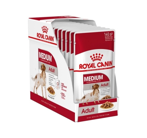 ROYAL CANIN SHN Medium Adult in sauce - wet food for adult dogs - 10x140g