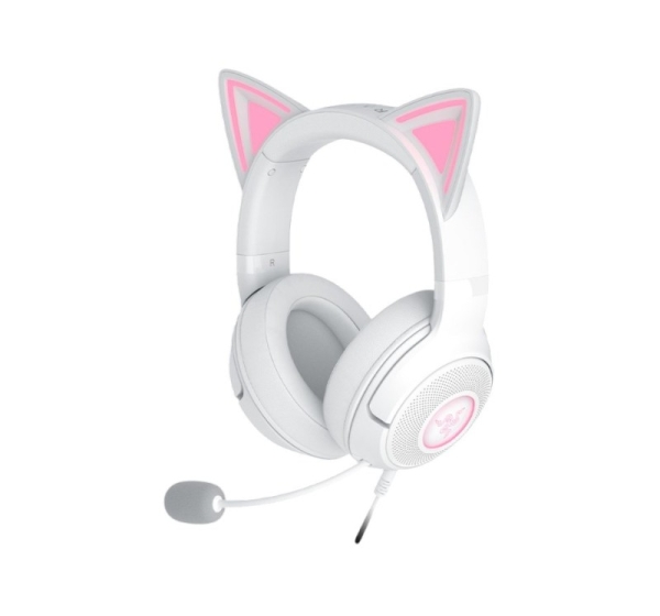 Razer Kraken Kitty V2 Headset Wired Head-band Gaming USB Type-A White