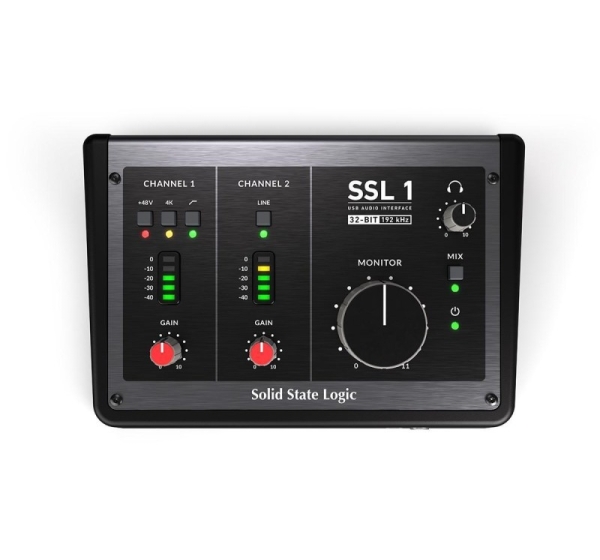 Solid State Logic SSL 1 - USB-C audio interface with 2 inputs and 2 outputs