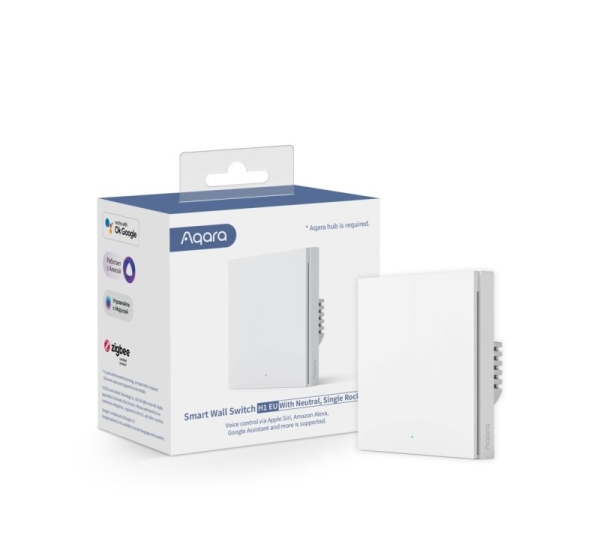 Dual switch with neutral conductor WS-EUK03 Aqara