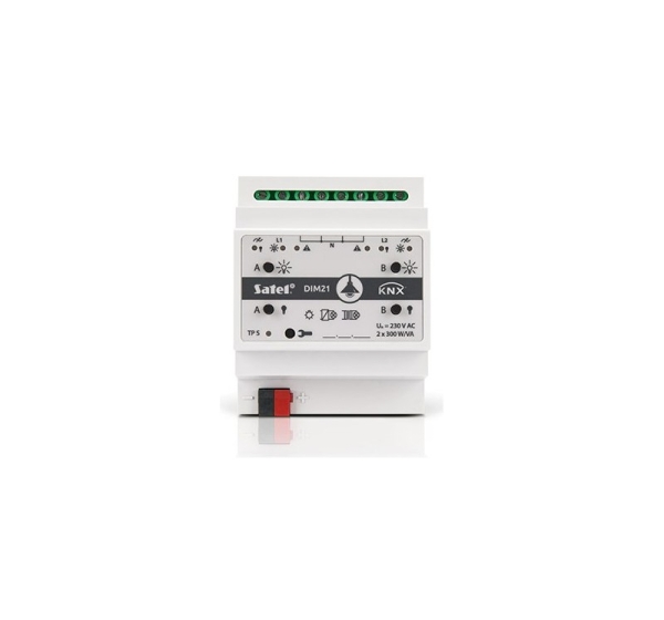 Satel KNX-DIM21 smart home actuator DIN rail-mounted Dimming actuator