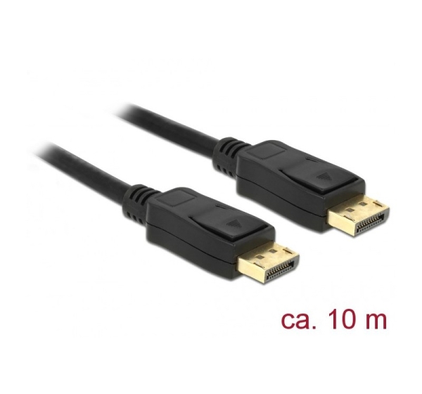 DeLOCK 84862 DisplayPort cable 10 m Black
