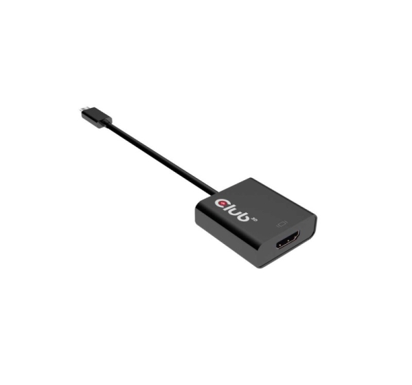 CLUB3D USB 3.1 Type C to HDMI 2.0 UHD 4K 60Hz Active Adapter