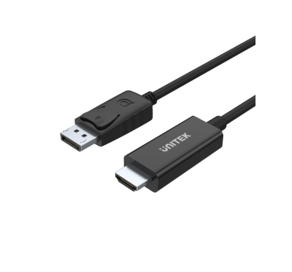UNITEK Y-5118CA video cable adapter 1.8 m HDMI Type A (Standard) DisplayPort Black