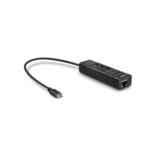 Lindy USB 3.2 Type C Hub and Gigabit Ethernet Converter
