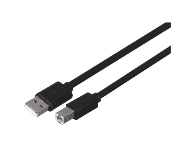 UNITEK Y-C420GBK USB cable USB 2.0 3 m USB A USB B Black