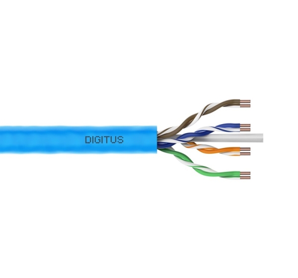 Digitus CAT 6A U/UTP installation cable, 500 m, simplex, Dca