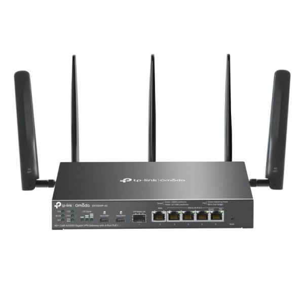 TP-Link Omada ER706WP-4G wireless router Gigabit Ethernet Dual-band (2.4 GHz / 5 GHz) Black