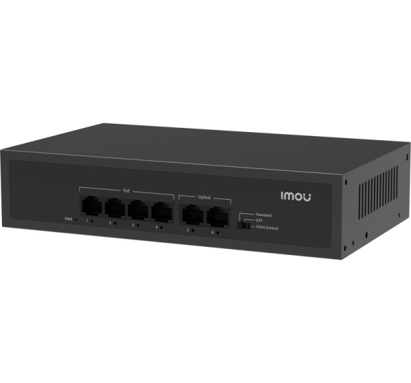 Switch Imou SF106P 6-Portowy 4x PoE 2x Uplink