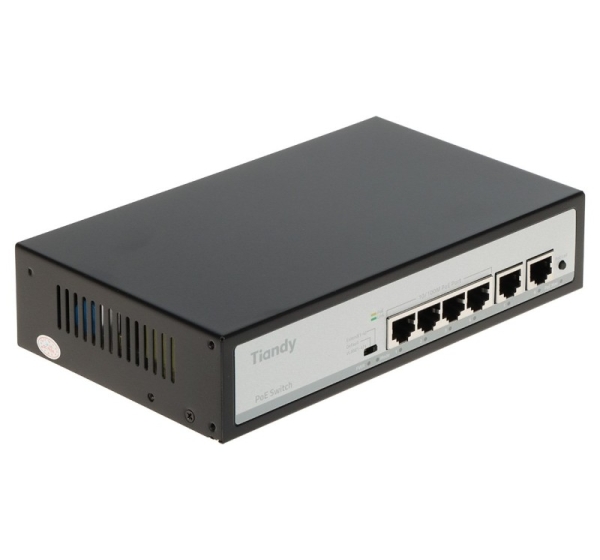 POE SWITCH TC-P3S06 SPEC:F/0420/AT/55 4-PORT TIANDY