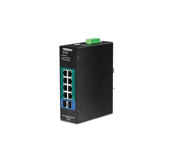 Trendnet TI-PG102I network switch Managed L2 Gigabit Ethernet (10/100/1000) Power over Ethernet (PoE) Black