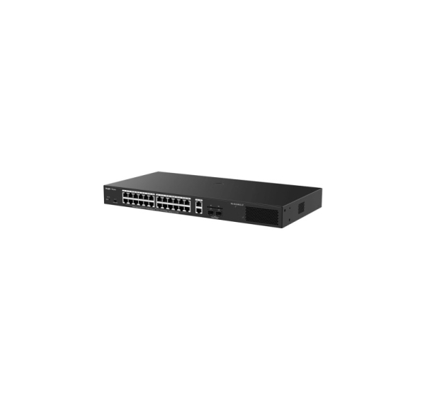 Ruijie Networks RG-ES228GS-LP network switch Managed L2 Gigabit Ethernet (10/100/1000) Power over Ethernet (PoE) Desktop Black