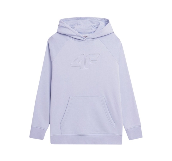 Women's sweatshirt 4F F0765 light purple 4FAW23TSWSF0765 52S L