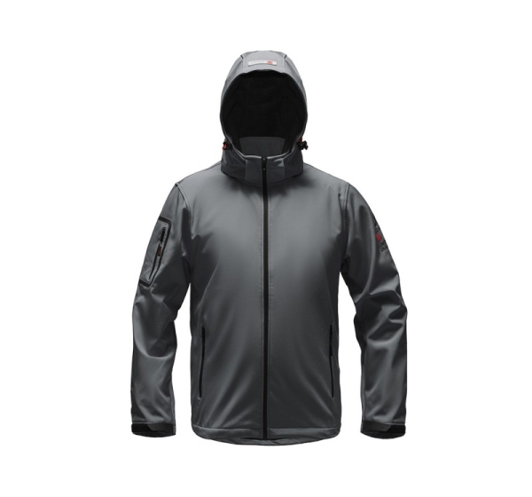 Men's softshell jacket Ozoshi Kazaiuki graphite OZ93358 L