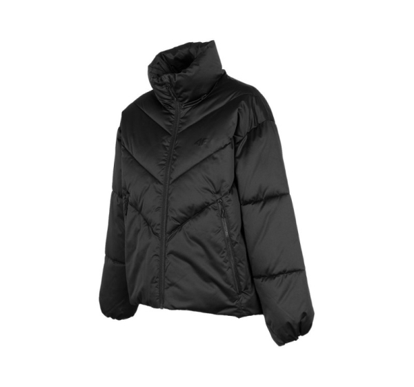 Women's jacket 4F deep black H4Z22 KUDP019 20S
