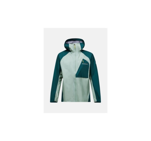 Kurtka męska PEAK PERFORMANCE M Trail Hipe 3L Shell Jacket kolor zielony - M