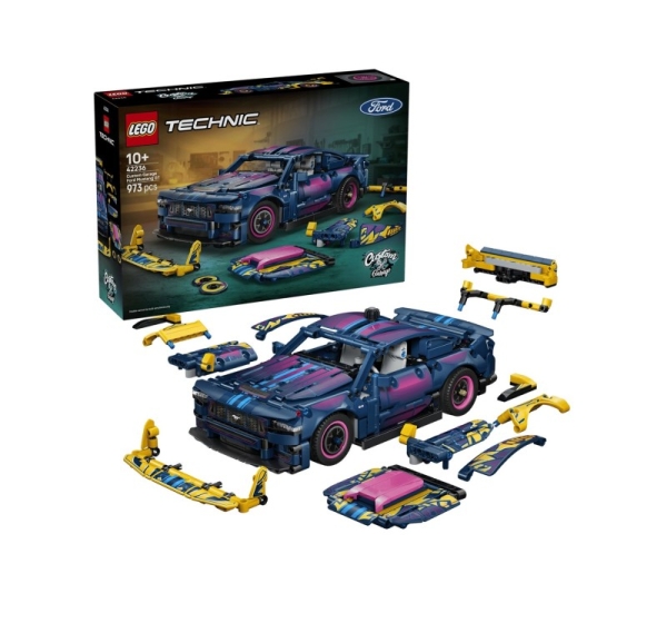LEGO TECHNIC 42236 Custom Garage Ford Mustang GT