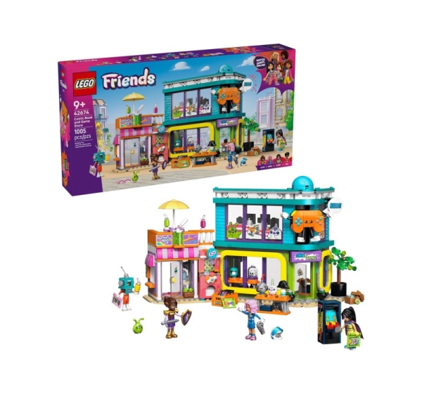 LEGO FRIENDS 42674 Comic Book and Game Store
