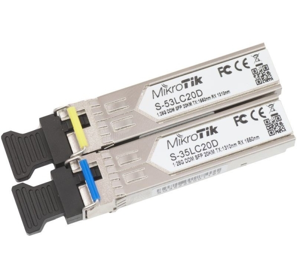 Mikrotik S-3553LC20D network transceiver module 1250 Mbit/s SFP
