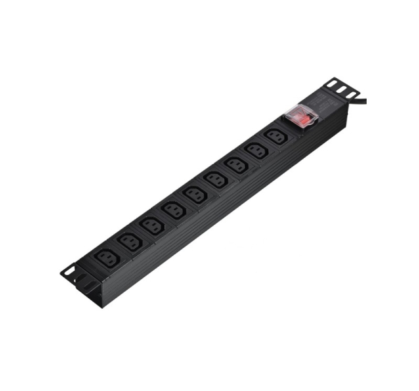 Alantec PZ010 power extension 1.8 m 9 AC outlet(s) Indoor Black