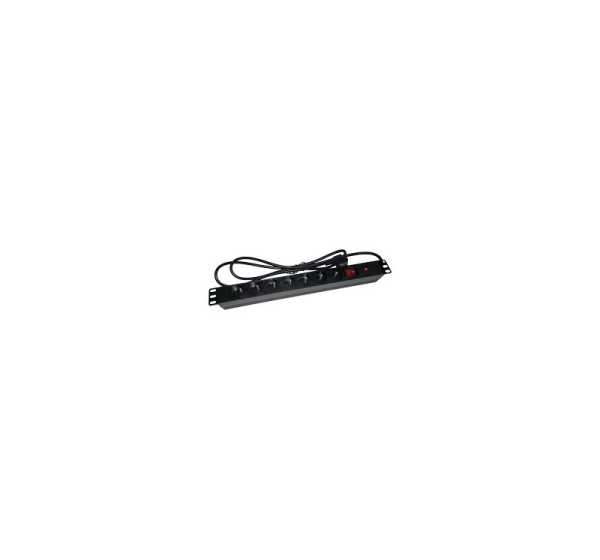 Alantec PZ071U power extension 1.8 m 7 AC outlet(s) Indoor Black