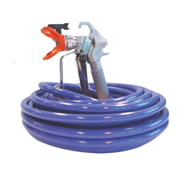 GRACO STANOWISKO MALARSKIE PISTOLET CONSTRACTOR + WĄŻ BLUEMAX II 15m + KOŃCÓWKA BICZOWA 0,9m