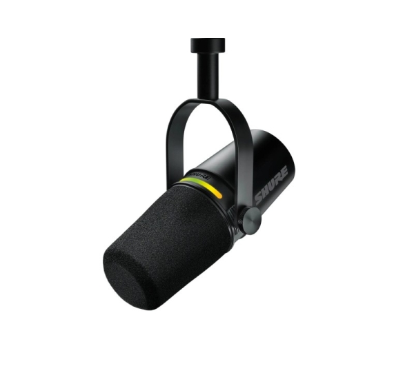 Shure MV7+-K - Lecture/vocal microphone with XLR/USB-C connector, black