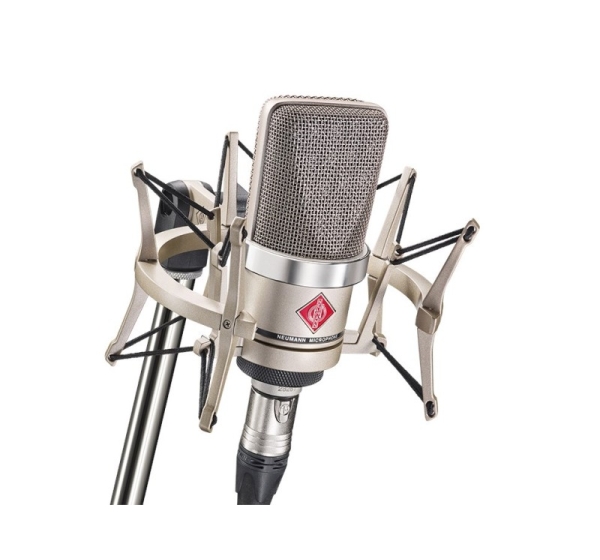 Neumann TLM 102 NI Studio-Set - large-diaphragm condenser microphone with shock mount, nickel
