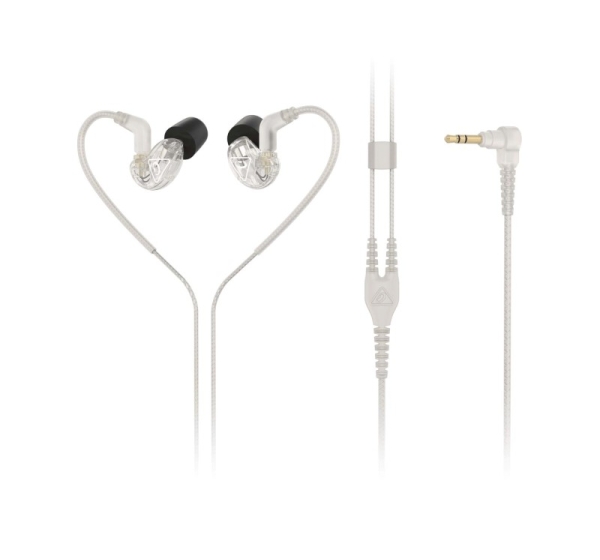 Behringer SD251-CL - In-ear headphones with MMCX connector, transparent