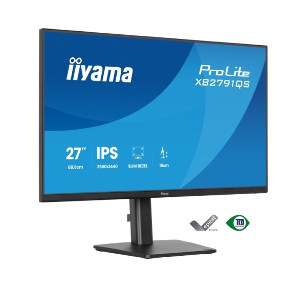 iiyama ProLite XB2791QS-B1 computer monitor 68.6 cm (27") 2560 x 1440 pixels Quad HD LED Black