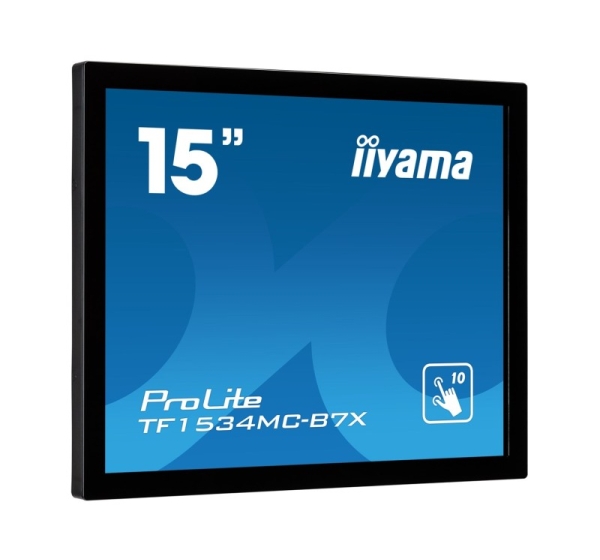 iiyama TF1534MC-B7X computer monitor 38.1 cm (15") 1024 x 768 pixels XGA LED Touchscreen Multi-user Black