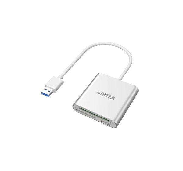 UNITEK Y-9313 card reader USB 3.2 Gen 1 (3.1 Gen 1) Silver