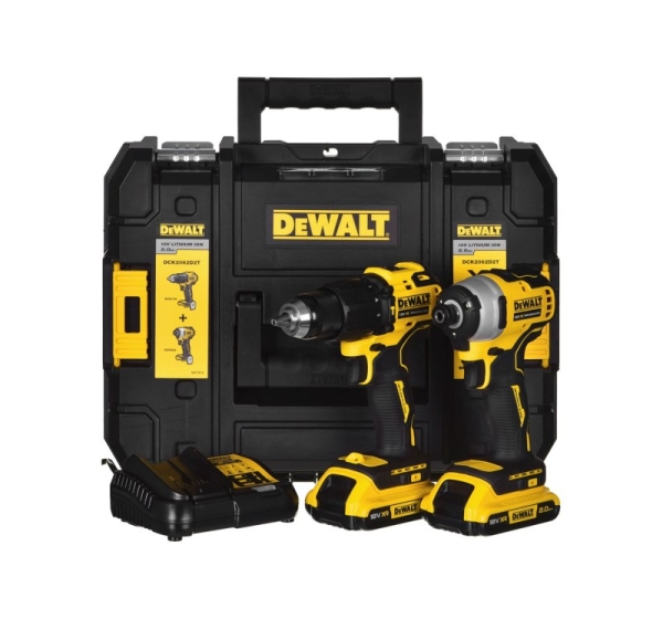 POWER TOOL COMBO KIT DEWALT DCK2062D2T (DCD709+DCF809) 18V 2X2.0AH