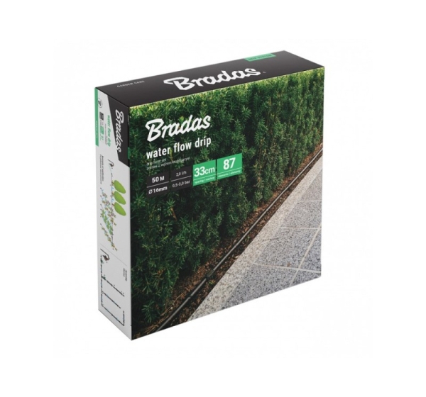 BRADAS WĄŻ KROPLUJĄCY WATER FLOW DRIP ZESTAW 50m