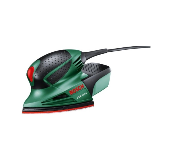 Bosch PSM 100 A Multi sander 26000 OPM Black, Green, Red
