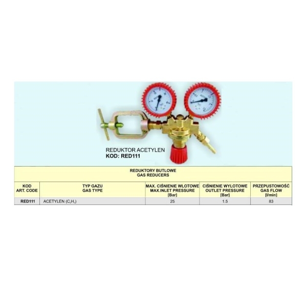 REDUCER ACETHYLENE RED111 .