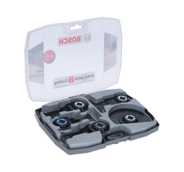 BOSCH SAW BLADE SET FOR STARLOCK 4+1 MULTI-TOOL, WOOD/METAL