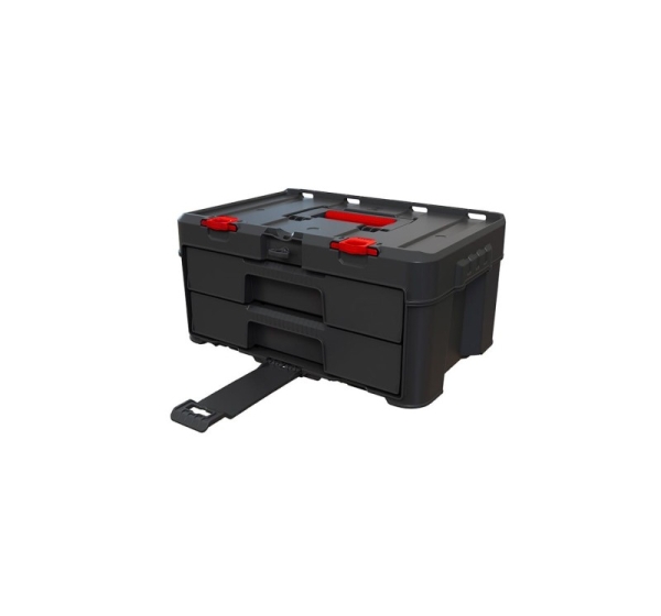 Toolbox KETER Stack'N'Roll (17210832/253384) 2 drawers Black