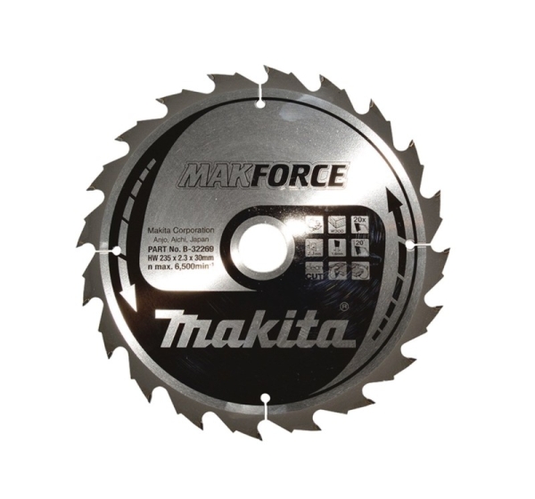 MAKITA CIRCULAR SAW BLADE 235x30x20z MAKFORCE WOOD