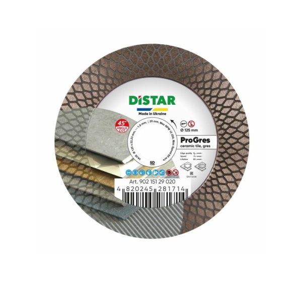 DISTAR PRO GRES DIAMOND BLADE 125 x 1,9 x 8/20 x 22,23mm