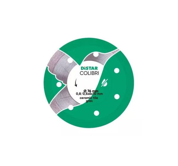 DISTAR COLIBRI DIAMOND BLADE 75 x 0.8 x 6 x 10H